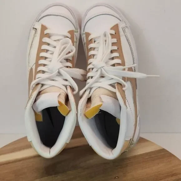 Nike Blazer '77 High-Top Sneaker Custom Painted - Women's Size 7 - Picture 9 of 13
